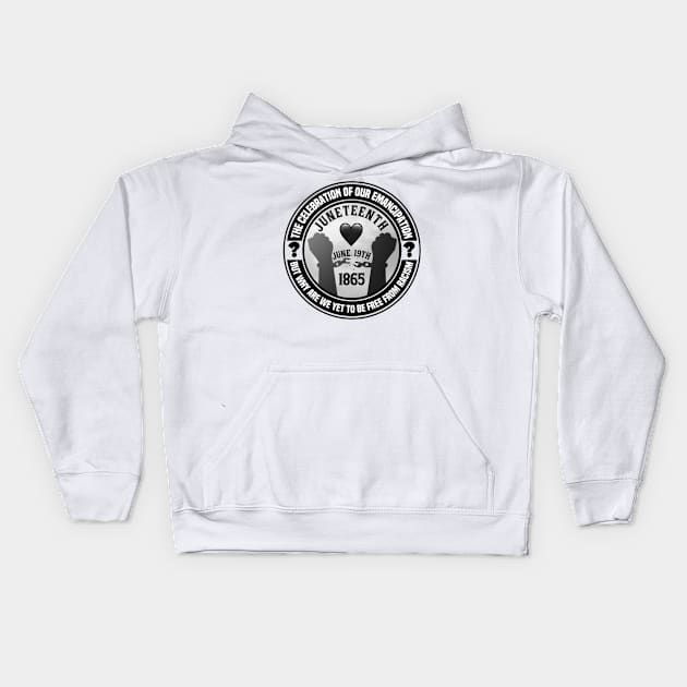 Juneteenth Kids Hoodie by Afroditees